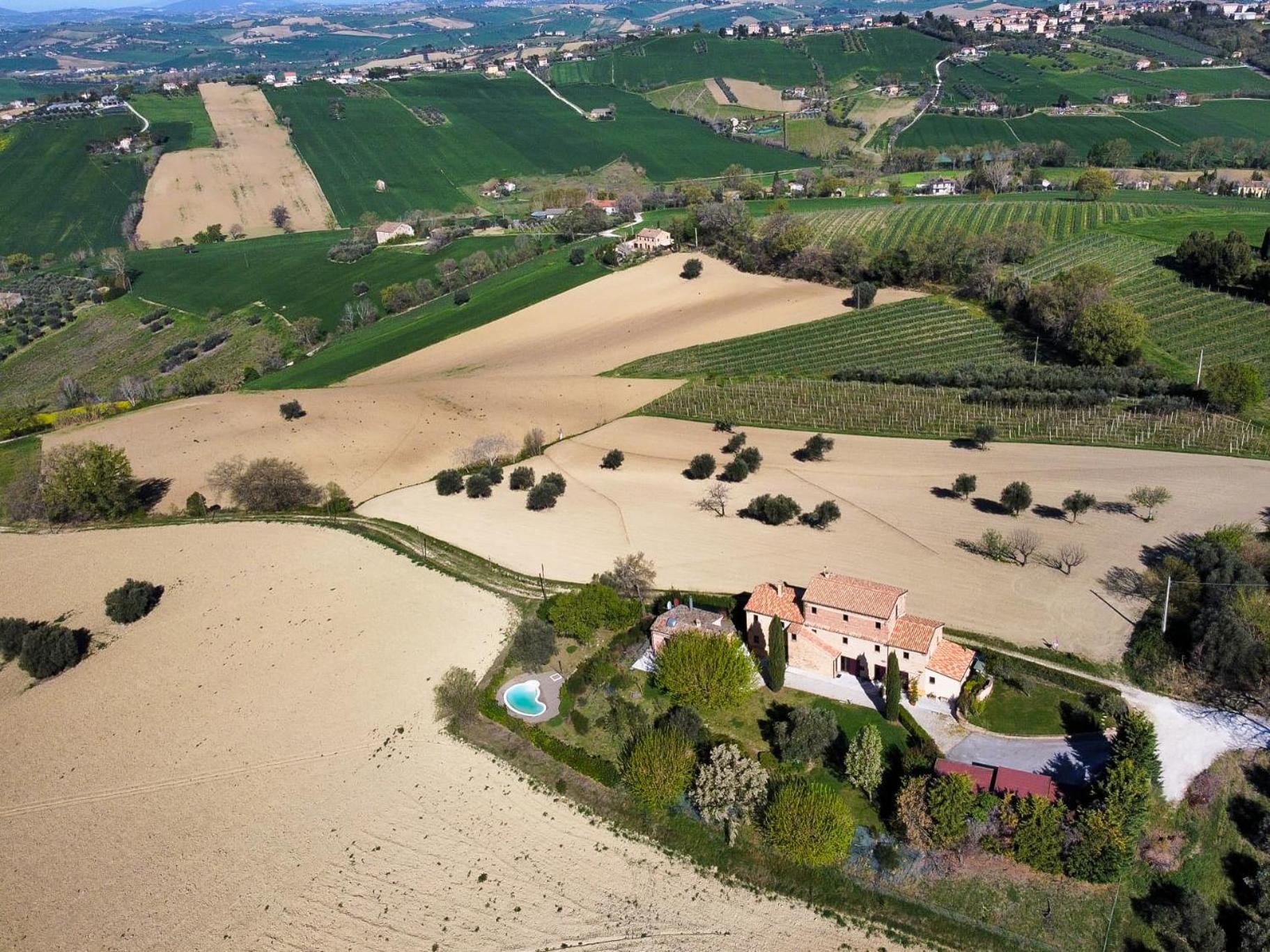 Casali Marchigiani - Ville Vacanza Private Con Piscina Ostra Kültér fotó