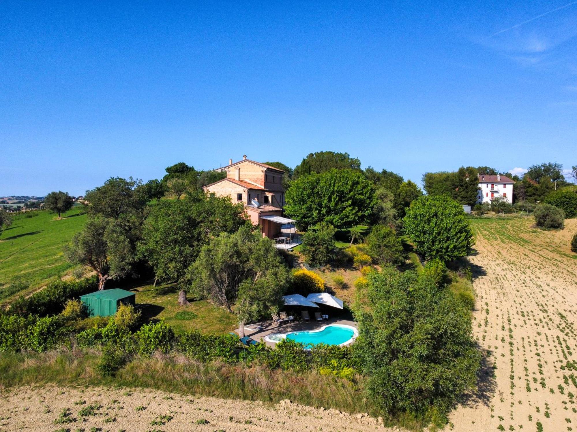 Casali Marchigiani - Ville Vacanza Private Con Piscina Ostra Kültér fotó